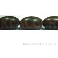 Tiger Ebony Oval Wood Beads 15x20mm